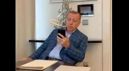 Saray'dan Erdoğan paylaşımı