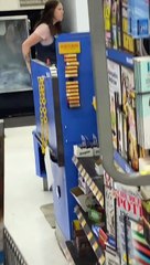 Woman Spits on Walmart Worker