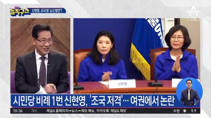 시민당 비례 1번 신현영 “조국 딸, 전형적 특혜”