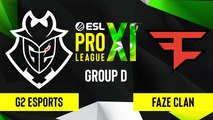 CSGO - G2 Esports vs. FaZe Clan [Train] Map 3 - ESL Pro League Season 11 - Group D