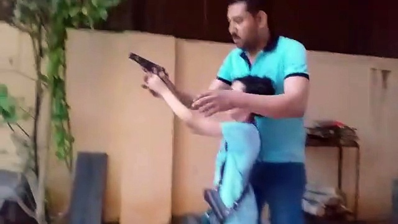 Children gun shoot