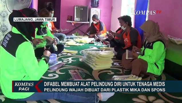 Bantu Tenaga Medis, Komunitas Sosial dan Difabel Membuat APD