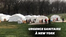 Coronavirus : À New York, un hôpital de campagne en plein Central Park