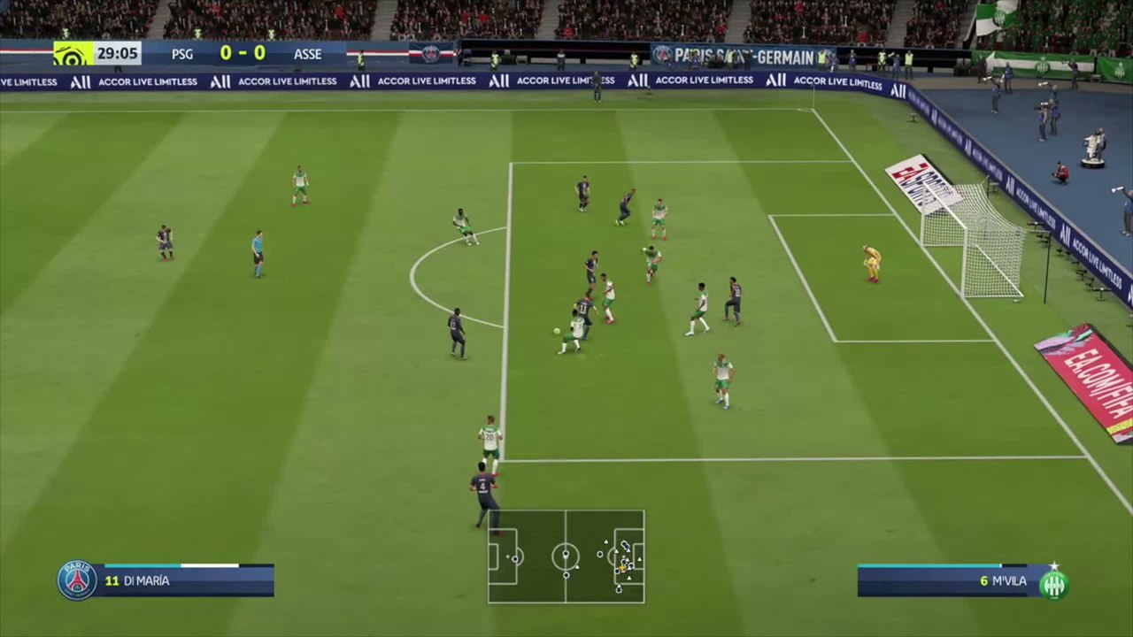 PSG - ASSE sur FIFA 20 : résumé et buts (L1 - 33e journée)