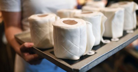 Ce boulanger vend du papier toilette très spécial