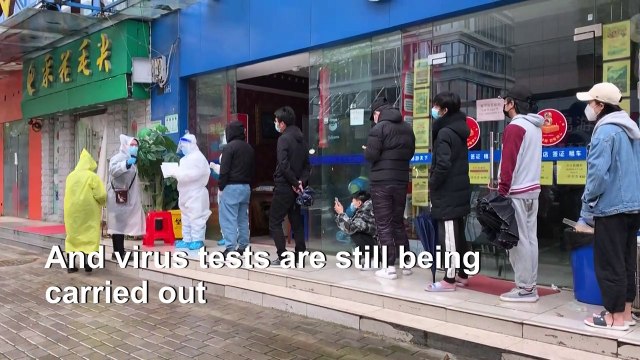 Wuhan residents get tested for coronavirus