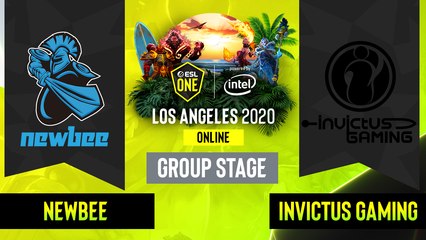 Dota2 - Newbee vs.  Invictus Gaming - Game 2 - Group Stage - CN - ESL One Los Angeles