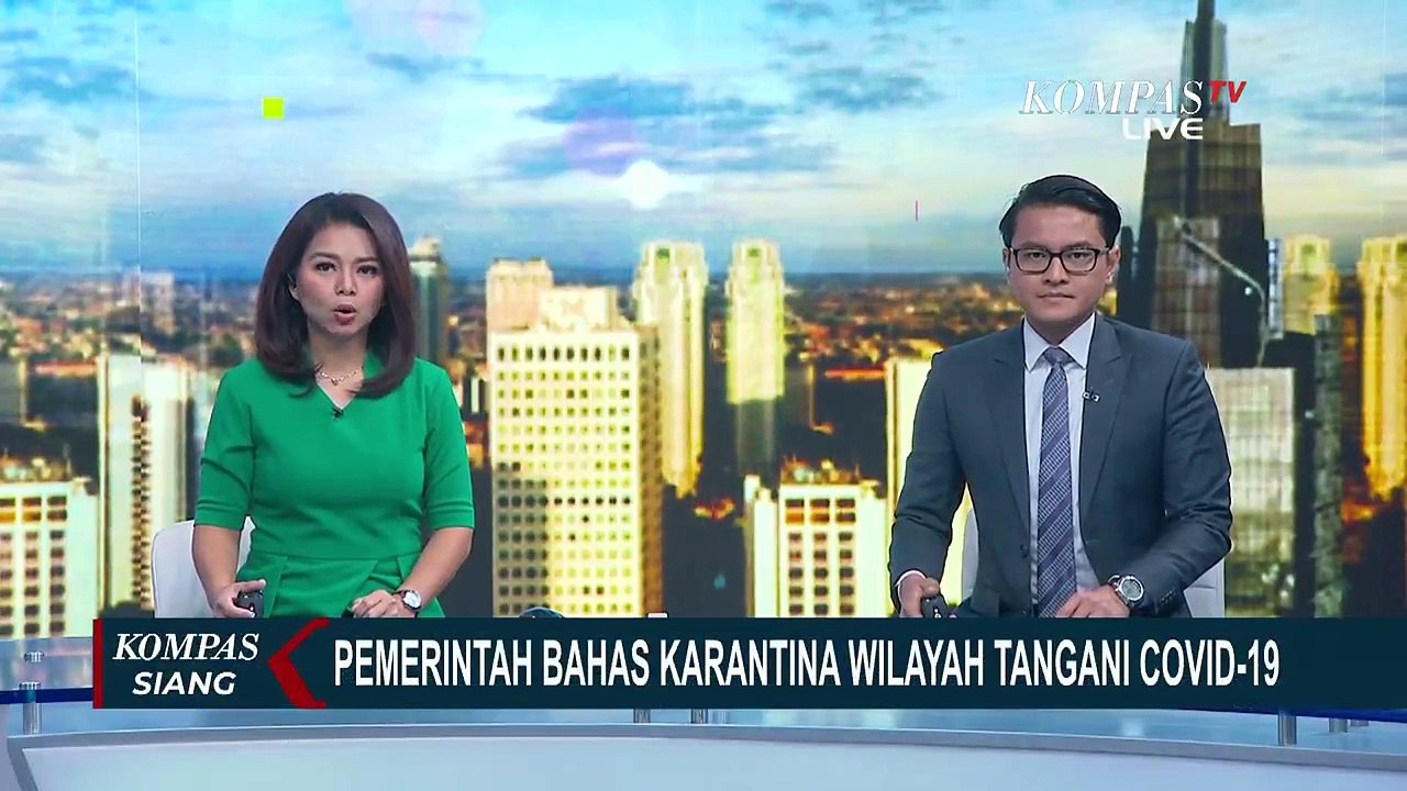 Pemerintah Bahas Karantina Wilayah Tangani Covid-19