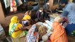 मथुरा: श्री कृष्ण जन्मस्थान पर हजारों गरीबों ने किया अन्न ग्रहण