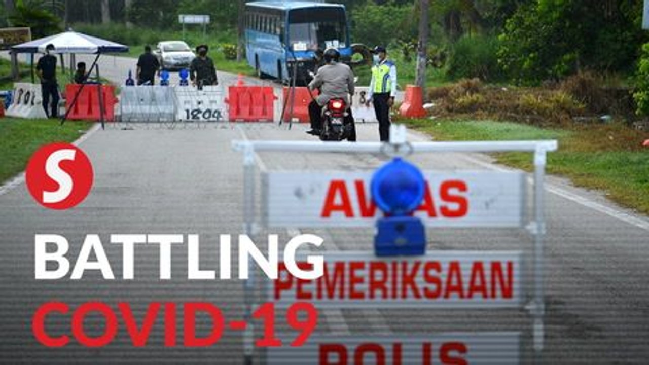 Drones being used in Simpang Renggam and Hulu Langat during EMCO