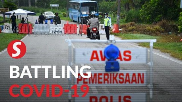 Drones being used in Simpang Renggam and Hulu Langat during EMCO