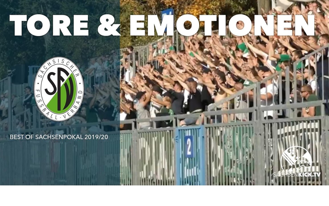 Tore, Fans & Emotionen: So lief der Sachsenpokal 2019/20 bis jetzt