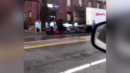 New York'ta koronavirüsten ölenler mobil morglara taşındı