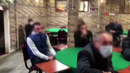 Polis kıraathaneleri bastı...19 kişiye 7 bin 448 TL ceza kesildi