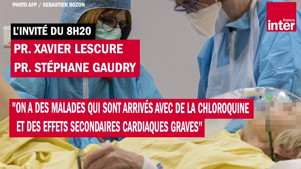 "On a des malades qui sont arrivés avec de la chloroquine et des effets secondaires cardiaques graves"
