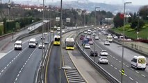 İstanbul trafiğine korona virüs etkisi; 15 Temmuz Şehitler köprüsü boş kaldı