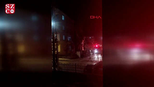 Babasıyla tartıştı, evi ateşe verdi