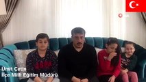 Mardin'de öğretmenlerden 'evde kal' klibi