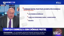 Virus: le chômage partiel mis en place pour les salariés à domicile