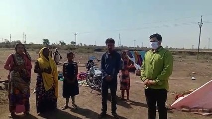 नीमचः मेलखेड़ा में नई सोच नया कदम ग्रुप ने मजदूरों को भेजा अपने घर