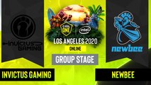 Dota2 - Newbee vs.  Invictus Gaming - Game 1 - Group Stage - CN - ESL One Los Angeles