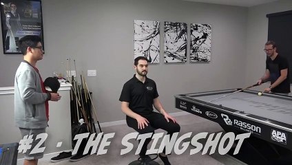 Billard avec des gens allongés sur la table ! Freestyle !