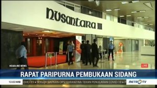 DPR Gelar Rapat Paripurna Bahas Pandemi Covid-19