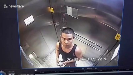 Passenger who wiped saliva inside train station lift in Thailand jailed for 15 days
