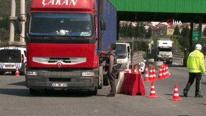Kocaeli’ye Girişlerde Koronavirüs Denetimleri Sürdürülüyor