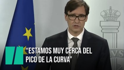 Salvador Illa: "Estamos muy cerca del pico"