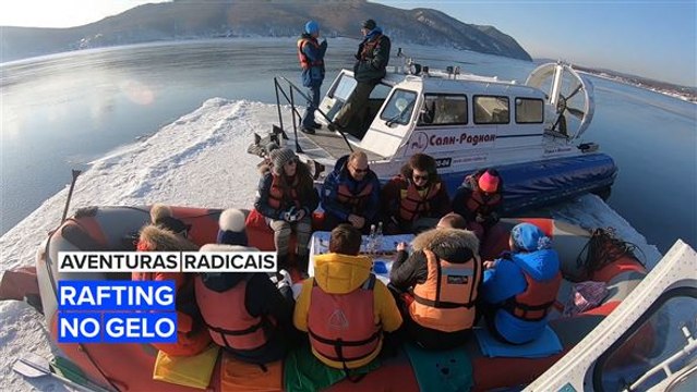 Aventuras Radicais: Rafting no gelo