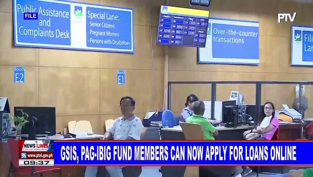 GSIS, Pag-Ibig Fund members can now apply for loans online