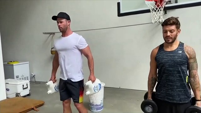 Aprovechá la cuarentena para convertirte en Thor: la rutina de ejercicios online de Chris Hemsworth