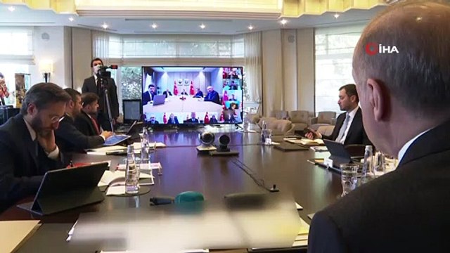 CUMHURBAŞKANLIĞI KABİNESİ, CUMHURBAŞKANI RECEP TAYYİP ERDOĞAN BAŞKANLIĞINDA TOPLANDI