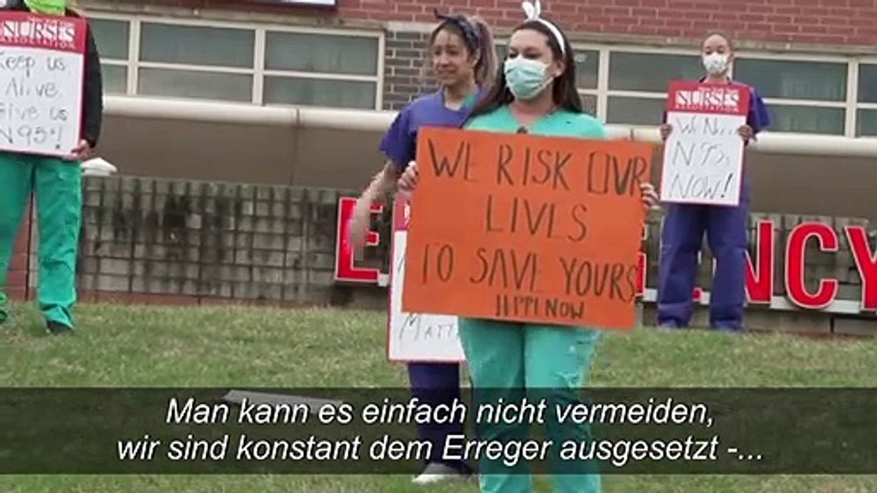 New Yorker Krankenschwester: 'Die Lage ist außer Kontrolle'