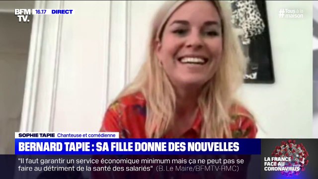 Sophie Tapie: Ma nièce et mon frère ont été atteints par le coronavirus