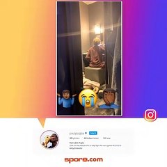 Pogba, eşine gizli çekim yapıyor