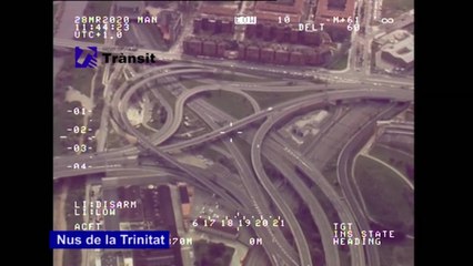 Caída del tráfico en Barcelona