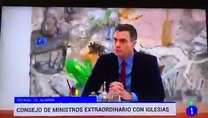 TVE y La Sexta se inventa que Iglesias ha acudido al Consejo de Ministros con mascarilla