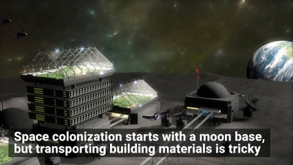 A Moon Base Could Be Built Using Settlers’ Urine