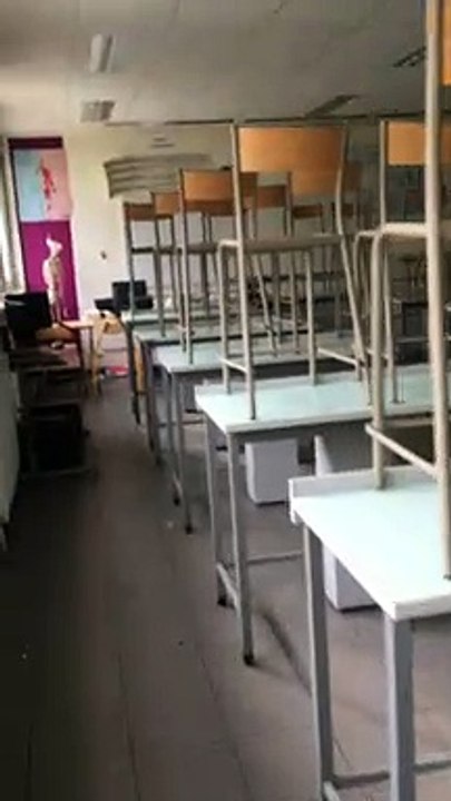 classe vide confinement