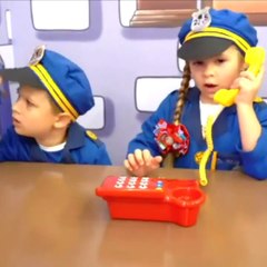 Alena And Roma Playing Professions  Stories At The Children's Museum