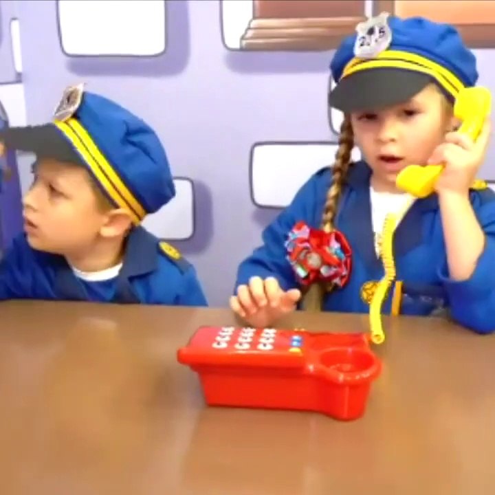 Alena And Roma Playing Professions  Stories At The Children's Museum