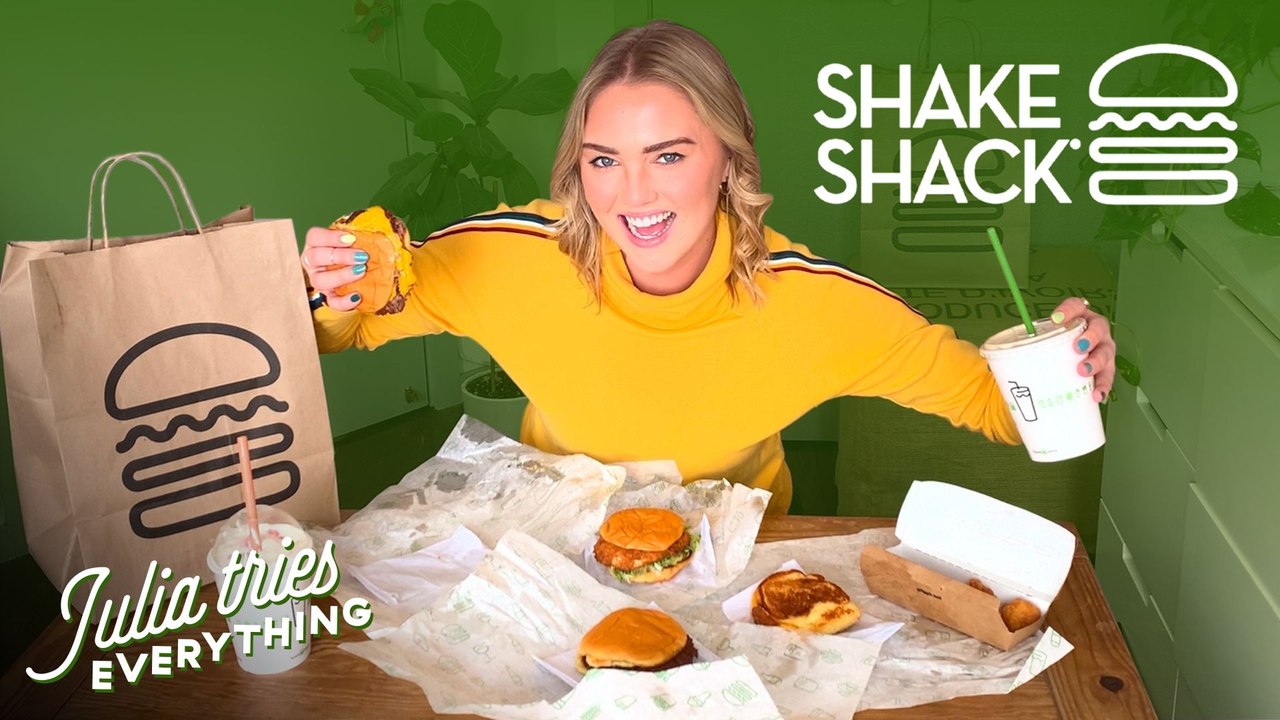 Julia Tries Everything At Shake Shack