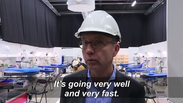 Stockholm region converts conference centre into field hospital for COVID-19 patients