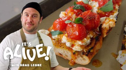 Brad Makes Charred Tomato Toast