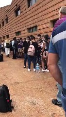 Ingreso a  Casa de Retiro San Antonio de Padua en Ciudad del Este, Paraguay