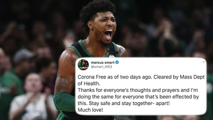 Marcus Smart says he's been cleared after coronavirus diagnosis
