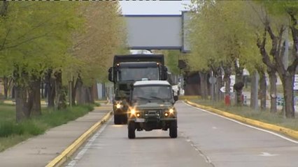 Llega a Madrid el material sanitario procedente de China