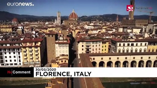 Drone images show popular tourist hotspots in Europe deserted amid coronavirus lockdown